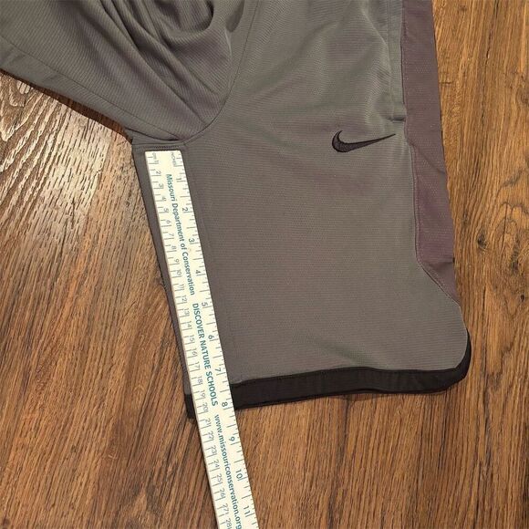 Nike Boys' Dri-Fit Elite Basketball Shorts L Dark Gray/Black - Picture 10 of 10